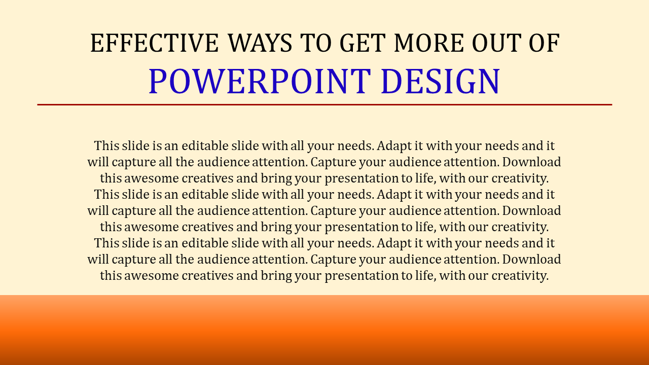 Informative PowerPoint Design Slide Template Presentation